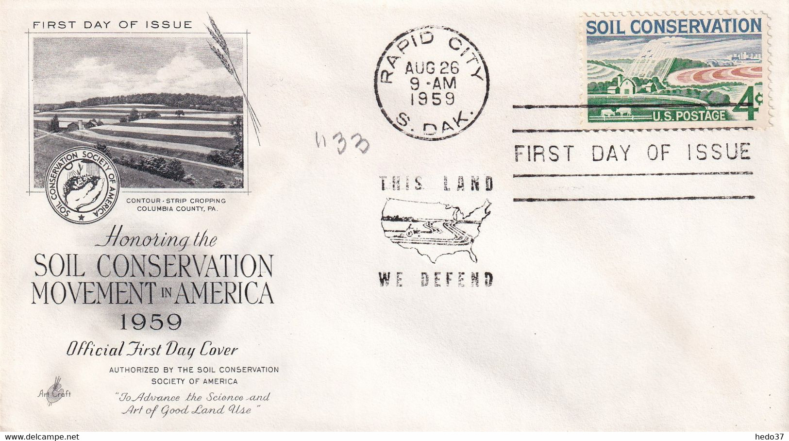 Etats Unis - Enveloppe 1er Jour - FDC - TB - 1951-1960