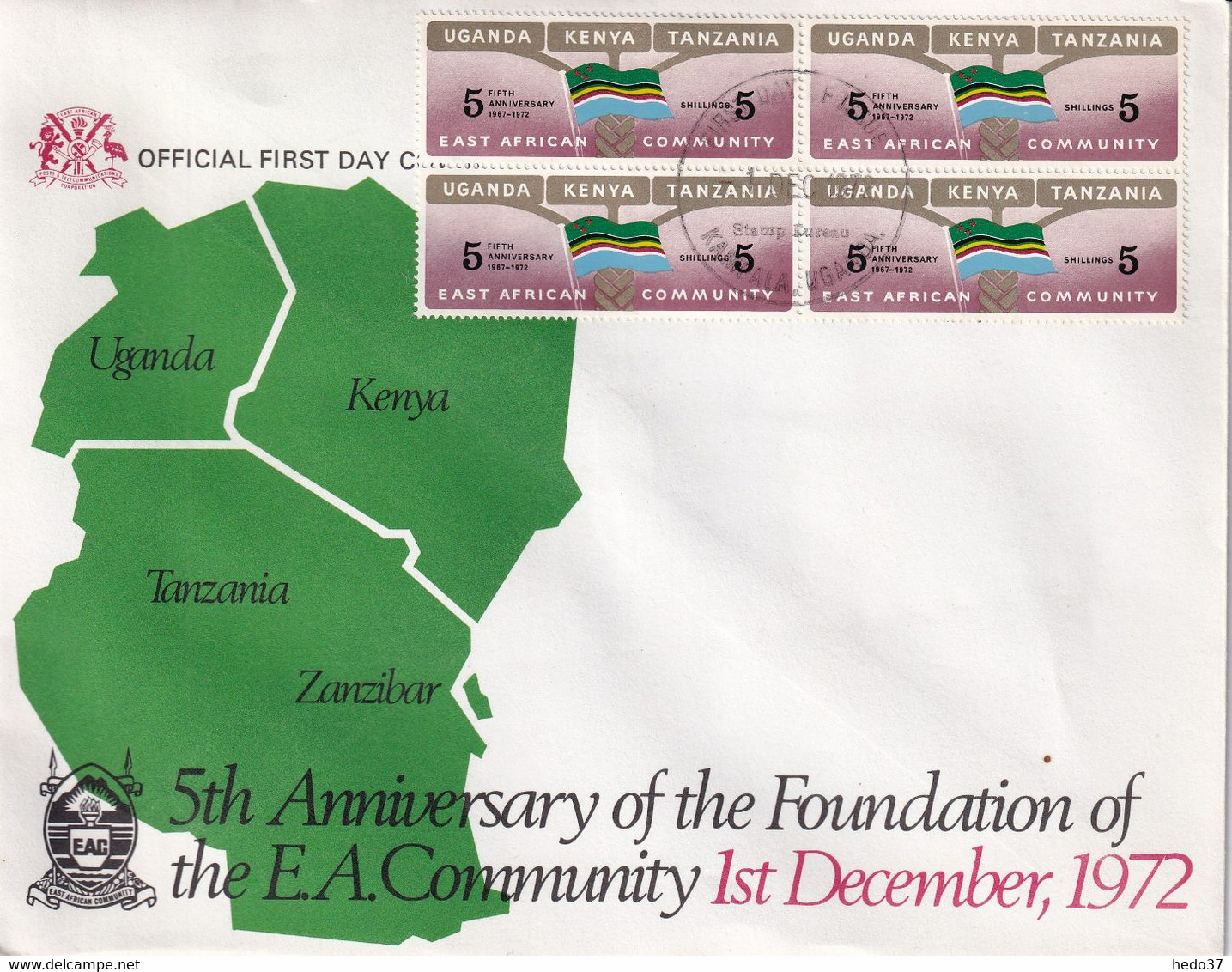 Kenya Tanzanie Ouganda - Enveloppe - TB - Kenia (1963-...)