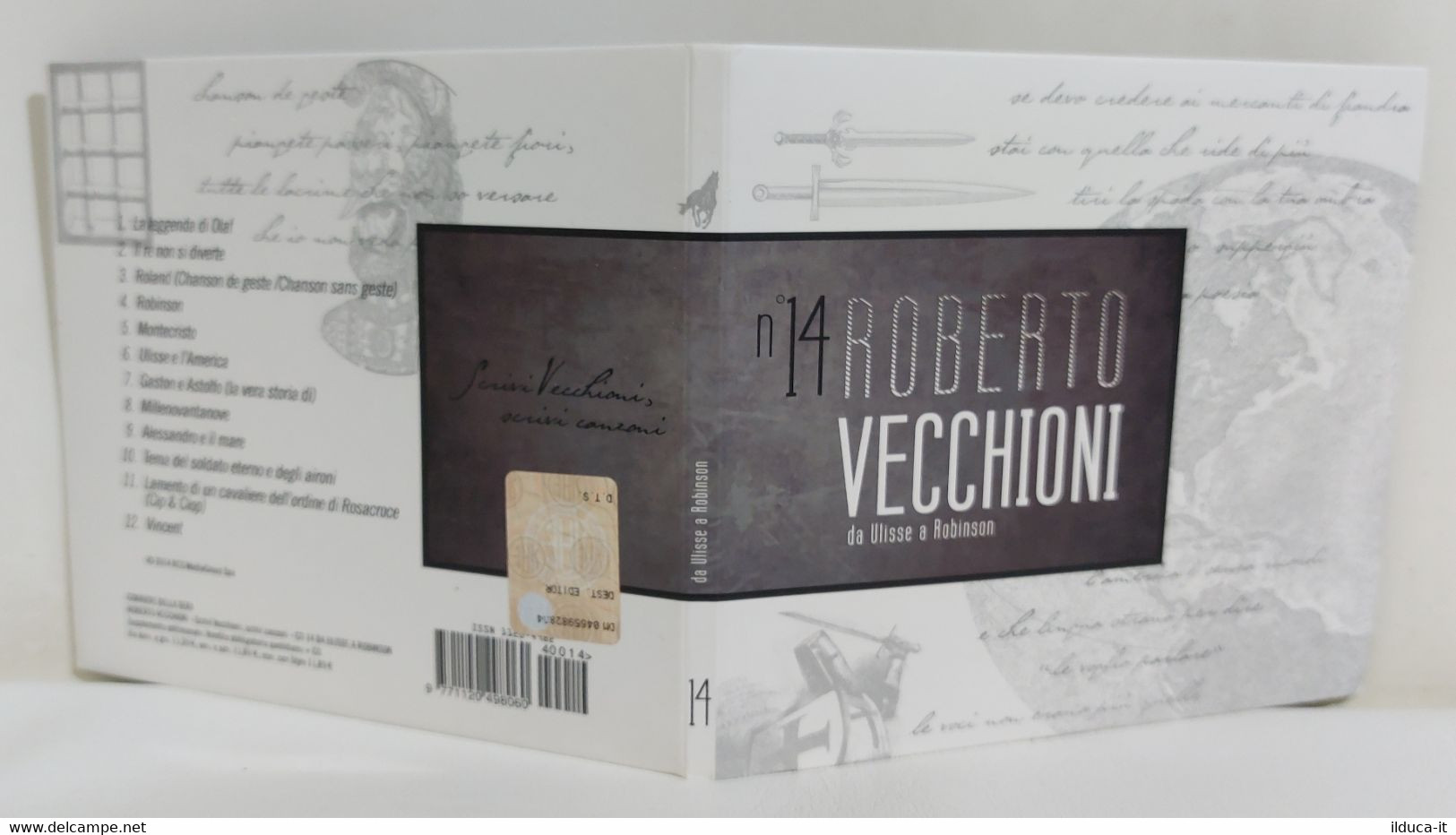 I110837 CD - Scrivi Vecchioni, Scrivi Canzoni N. 14 - Da Ulisse A Robinson - Other - Italian Music