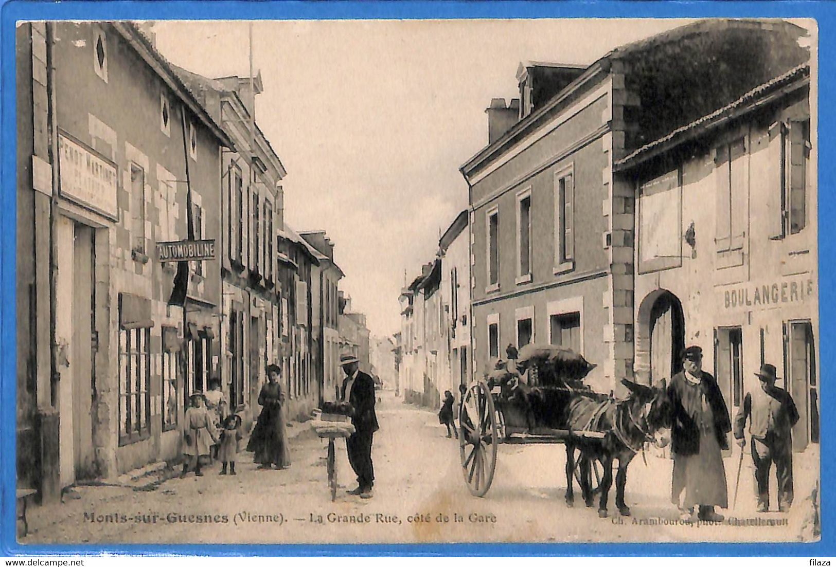 86 - Vienne - Monts Sur Guesnes - La Grande Rue - Cote De La Gare (N11513) - Monts Sur Guesnes