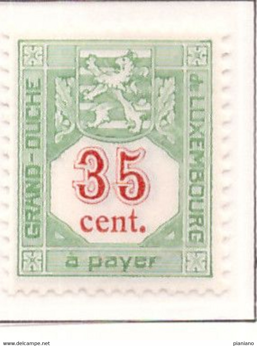 PIA - LUSSEMBURGO - 1928-35 : Segnatasse    - (Yv  17-22) - Segnatasse