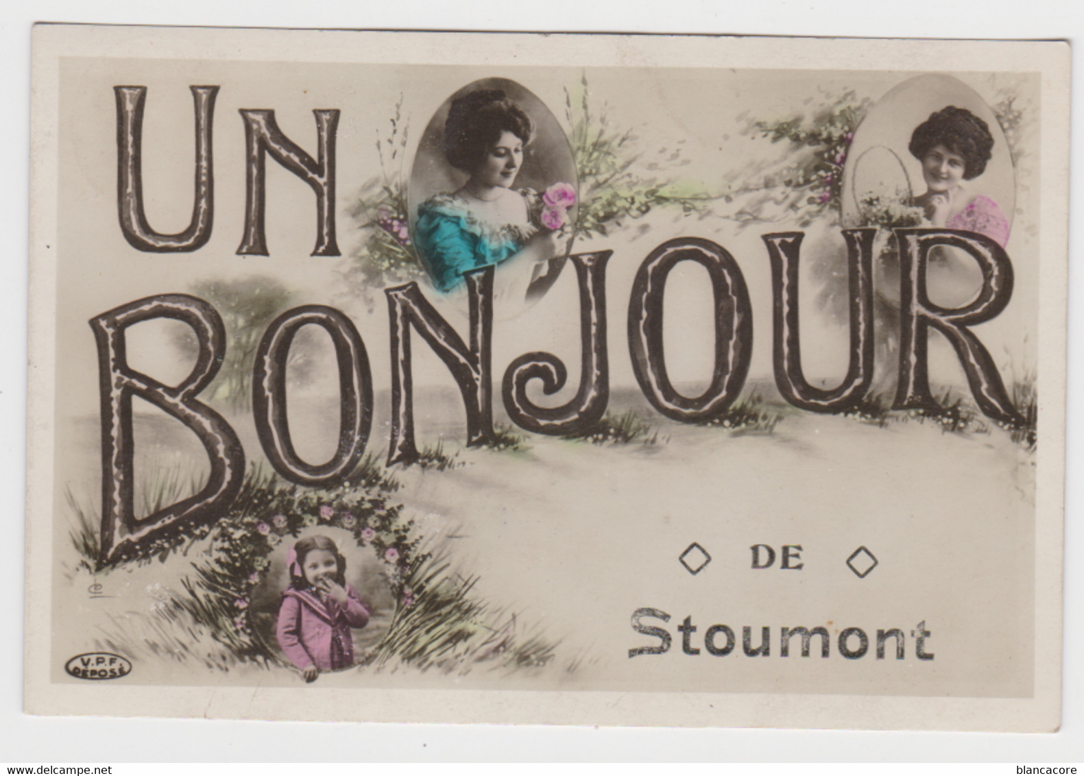 Stoumont - Bonjour De / Cachet Postal La Gleize  26-7-1901 - Stoumont