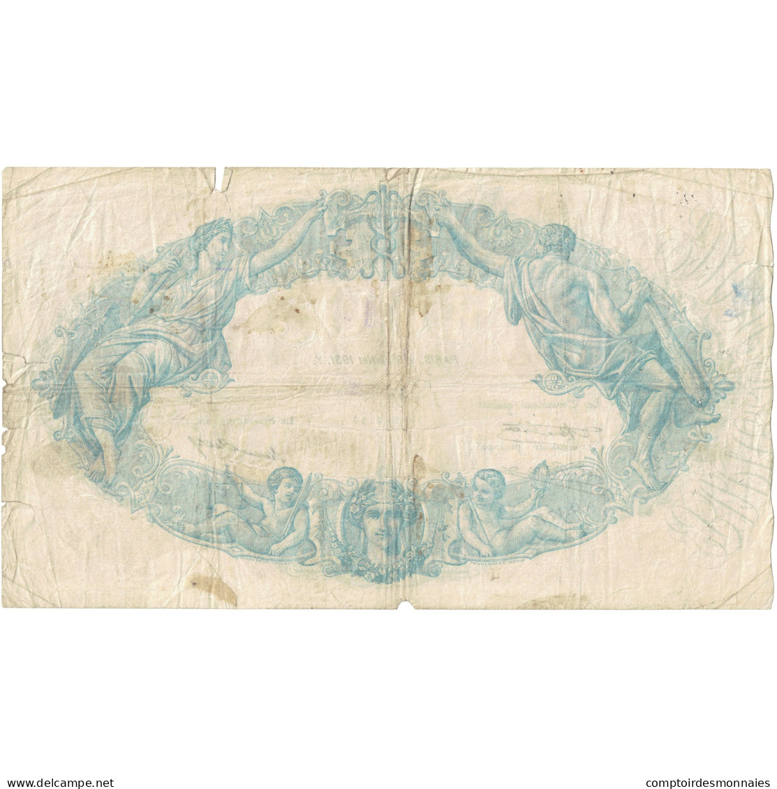 France, 500 Francs, Bleu Et Rose, 1931, Q.1742 759, TB, Fayette:30.34, KM:66g - 500 F 1888-1940 ''Bleu Et Rose''