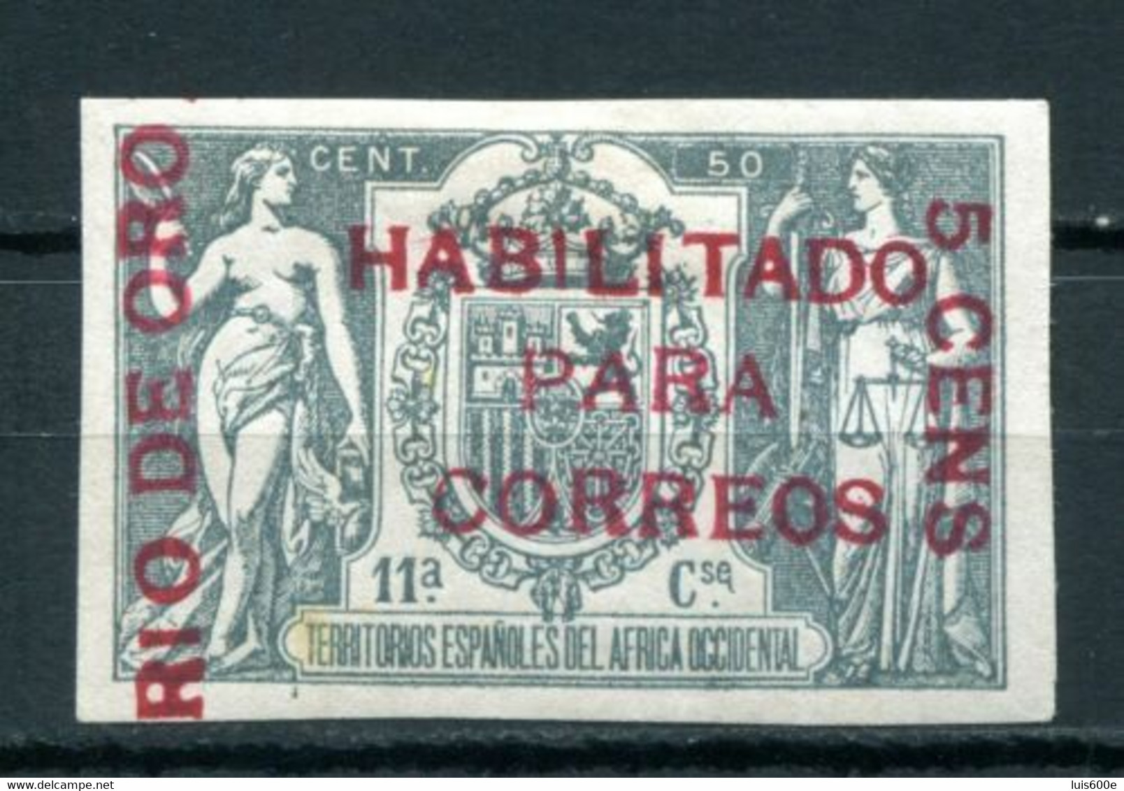 1908.RIO DE ORO.EDIFIL 40A*.NUEVO CON FIJASELLOS(MH).CATALOGO 130€ - Rio De Oro
