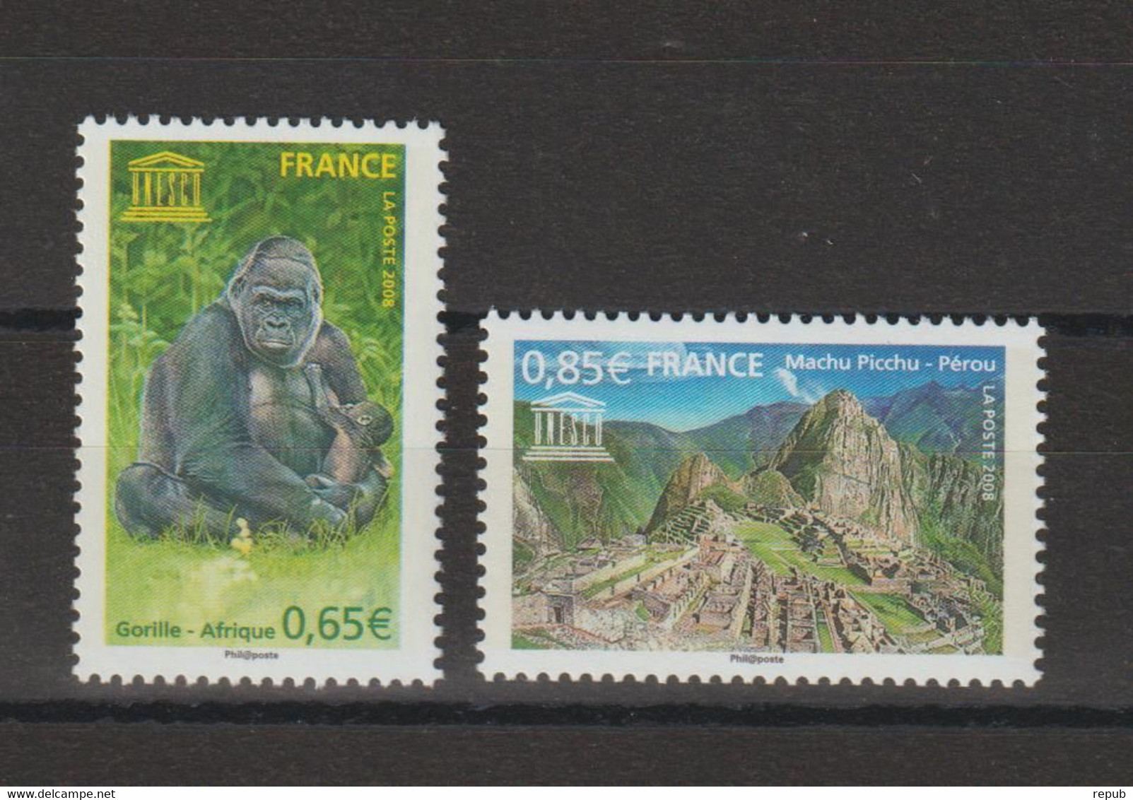 France Service 2008 140 à 141, 2 Val ** MNH - Neufs