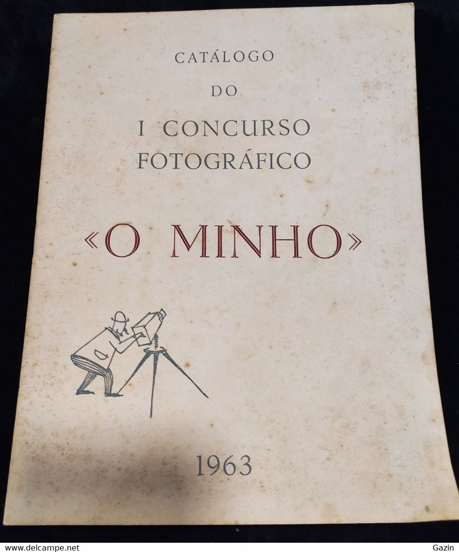 C1/6 - Catálogo * I Concurco Fotográfico - O Minho * 1963 * Portugal - Programme