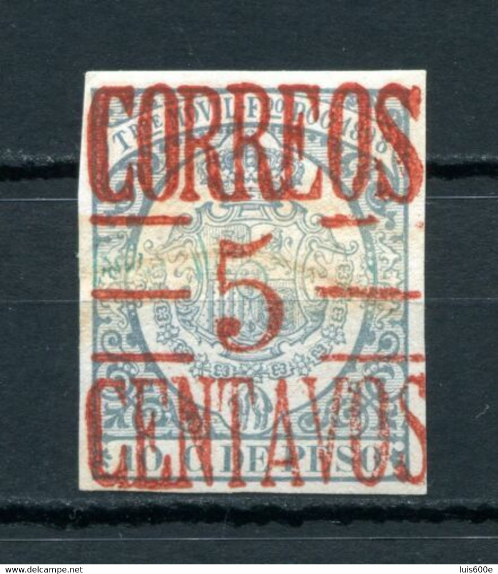 1898.FERNANDO POO.EDIFIL 44A*.NUEVO CON FIJASELLOS(MH)MARQUILLA GALVEZ.CATALOGO 775€ - Fernando Po