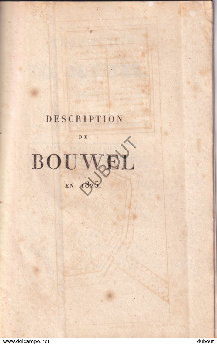Bouwel/Grobbendonk/Herentals/Nijlen - Kasteel Bouwelhof - 1828 (V2123) - Antique