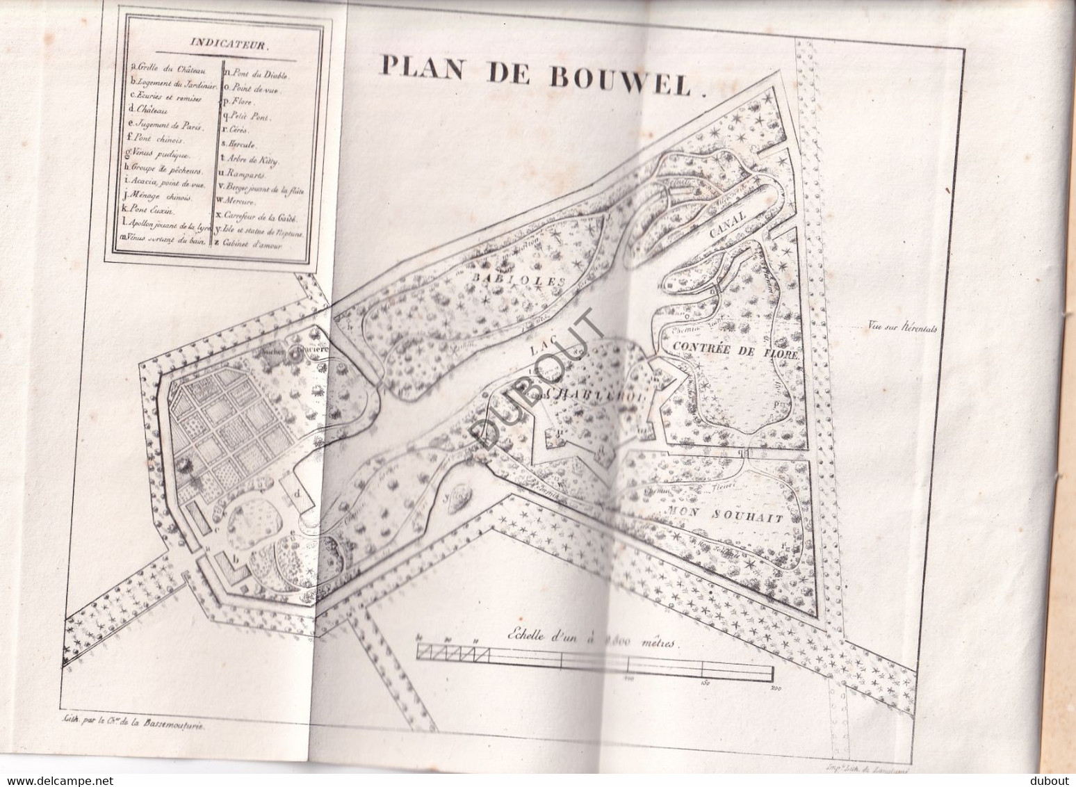 Bouwel/Grobbendonk/Herentals/Nijlen - Kasteel Bouwelhof - 1828 (V2123) - Antique