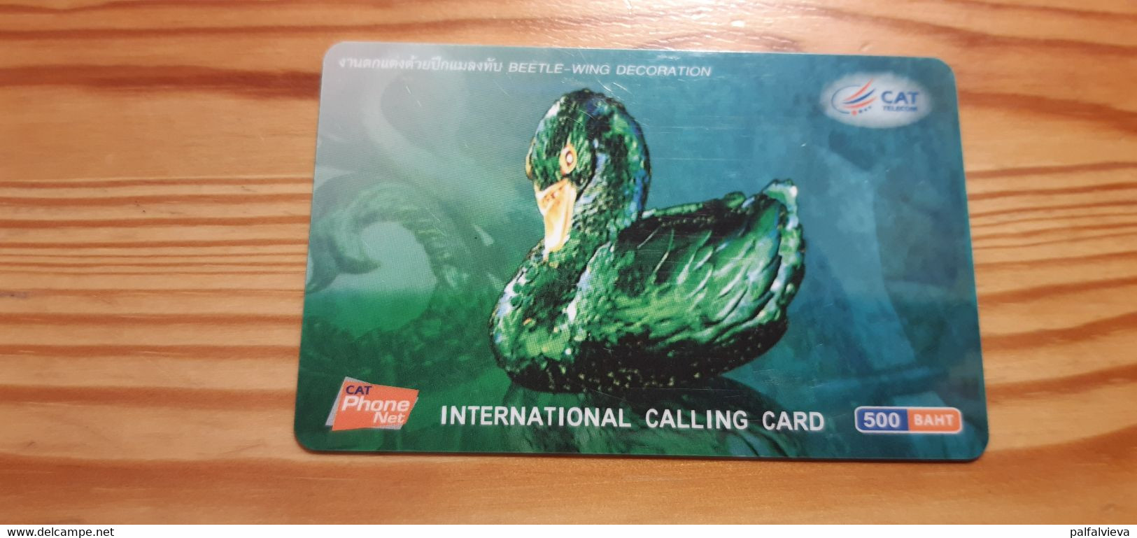 Prepaid Phonecard Thailand, PhoneNet - Bird, Swan - Thaïland