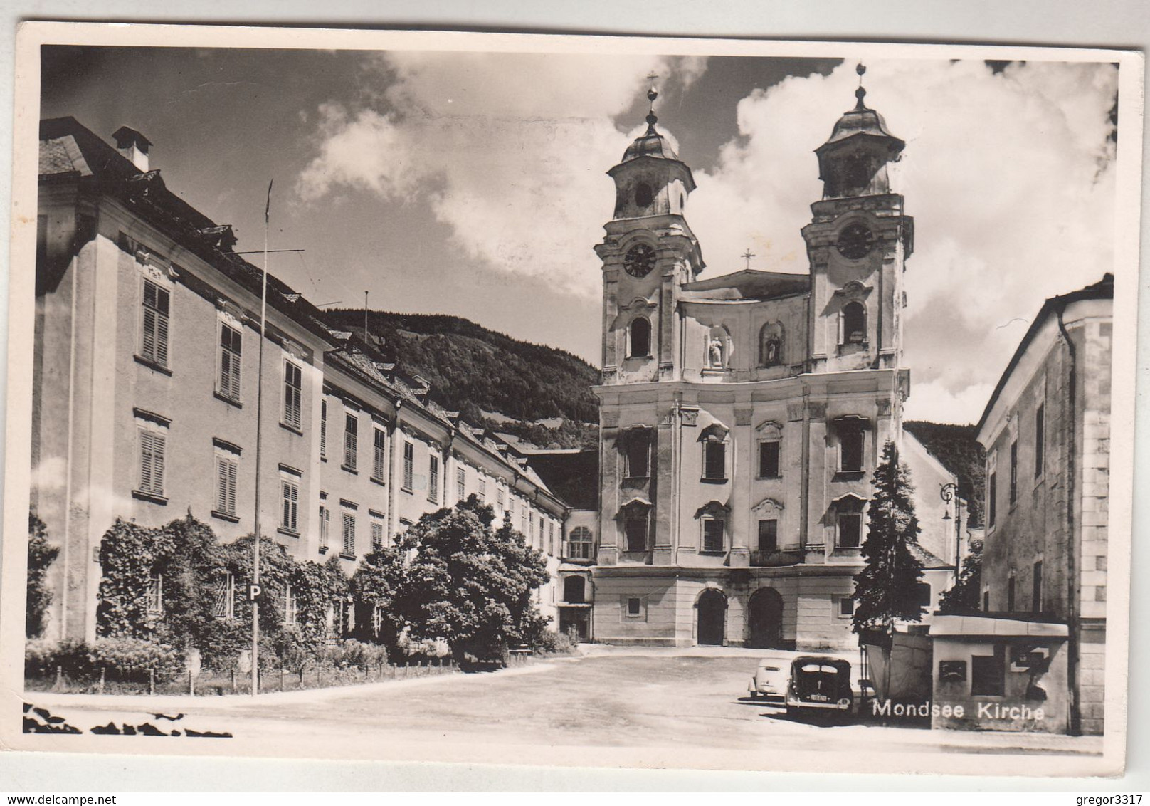 C3039) MONDSEE - KIRCHE Mit Alten AUTO Details - Mondsee