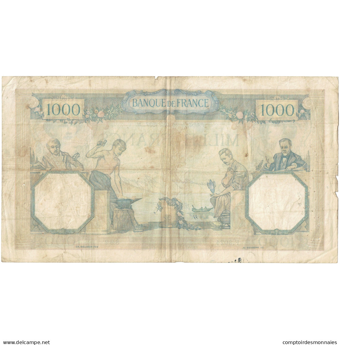 France, 500 Francs, Cérès Et Mercure, 1937, F.3024 892, TTB, Fayette:38.3 - 1 000 F 1927-1940 ''Cérès E Mercure''
