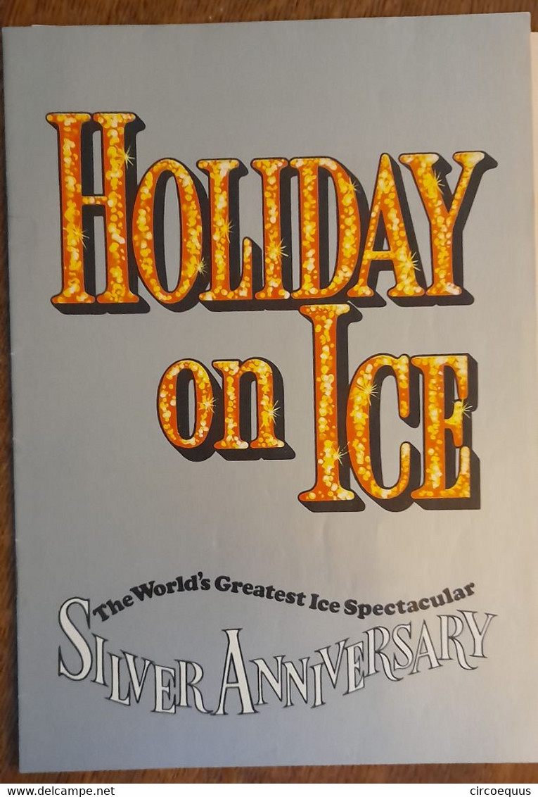 Holiday On Ice Programme Program Ice Revue Sur Glace Sul Ghiaccio Rare - Programme