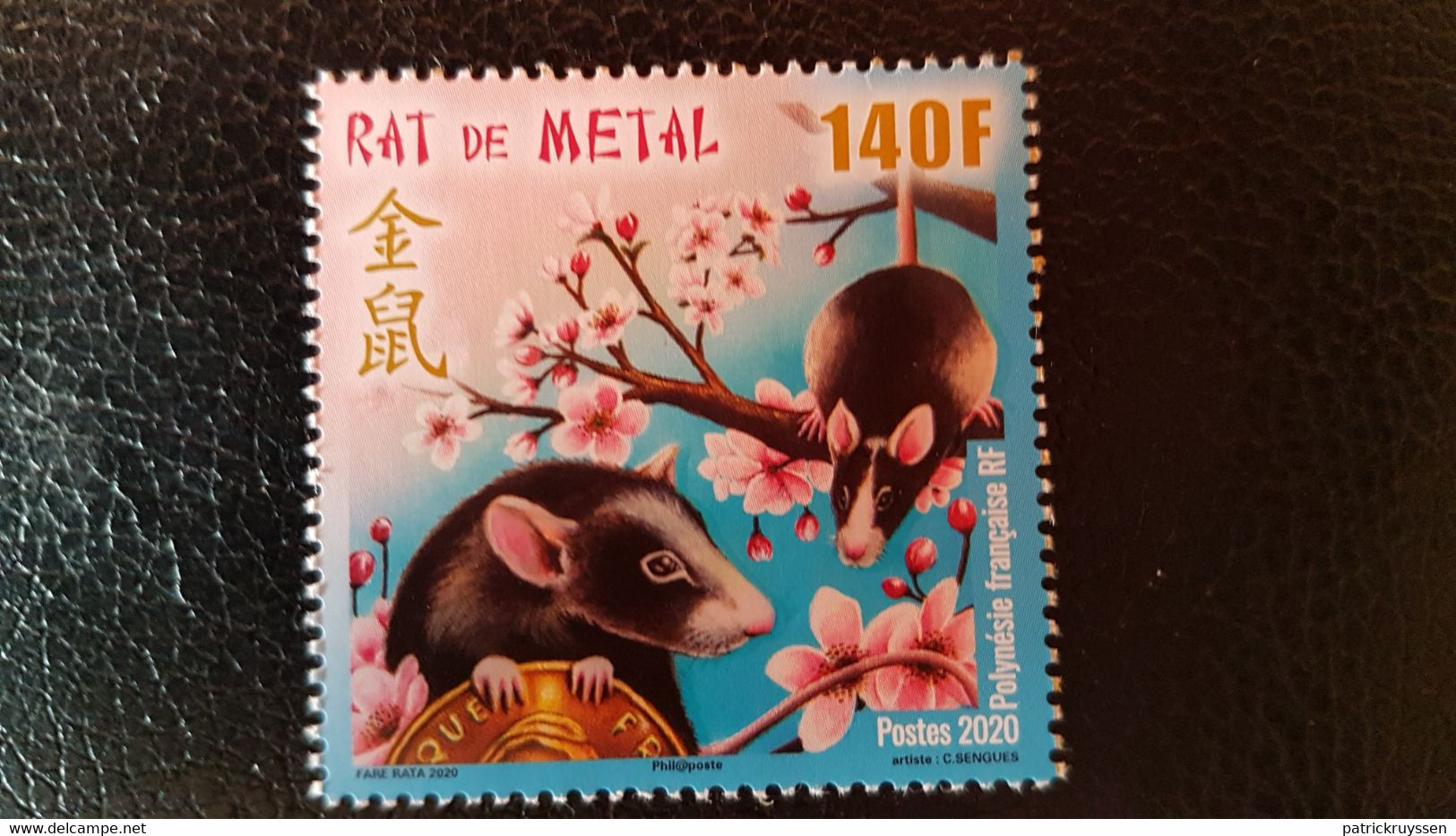 Polynesia 2020 Polynesie China Chinese Year Rat Astrol Jahr Ratte Rata Ratto 1v - Ungebraucht