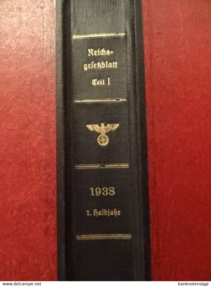 Reichsgesetzblätter Jahrgang Nr.1 - 124  1936 - Politik & Zeitgeschichte