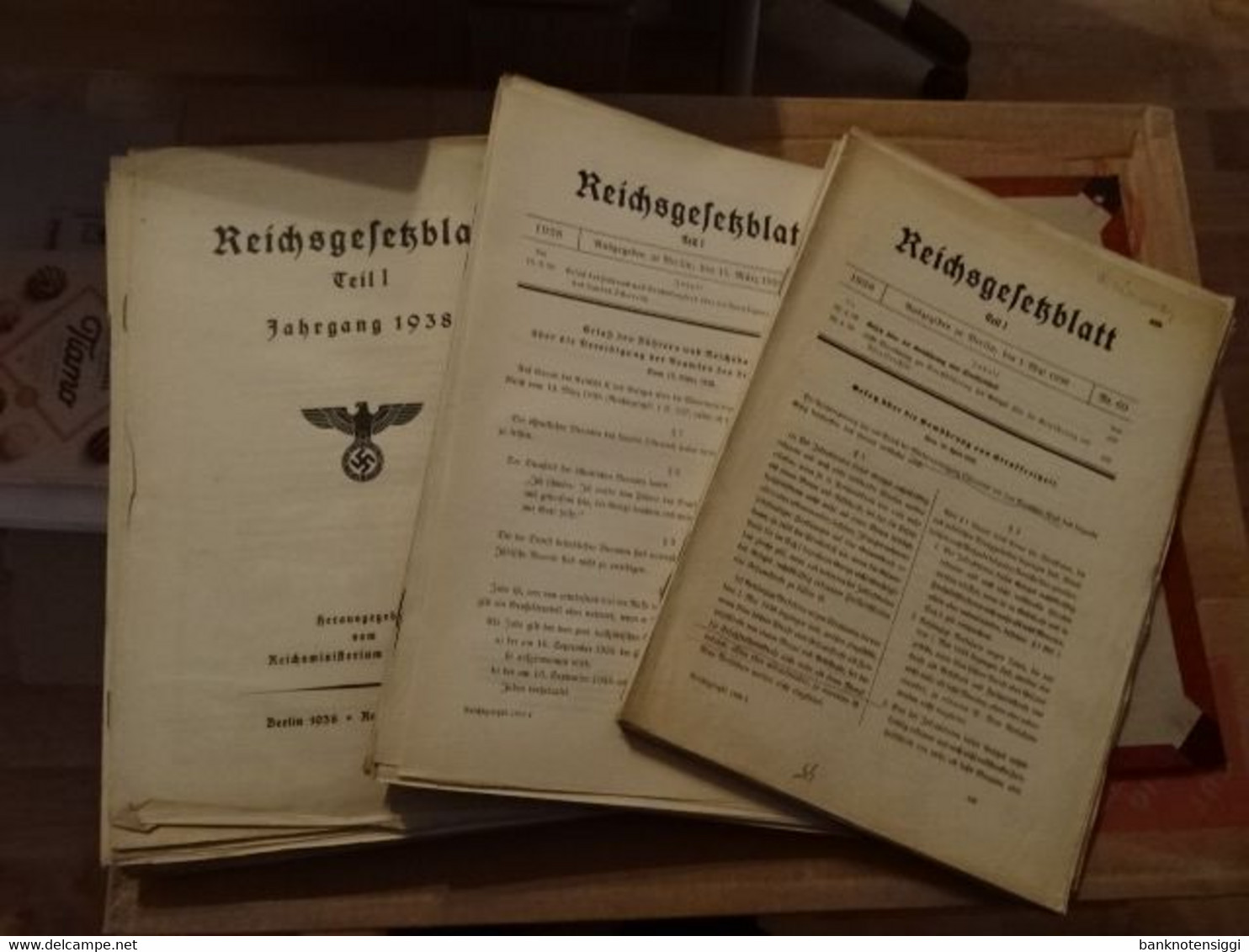 Reichsgesetzblätter Jahrgang Nr.1 - 124  1936 - Política Contemporánea