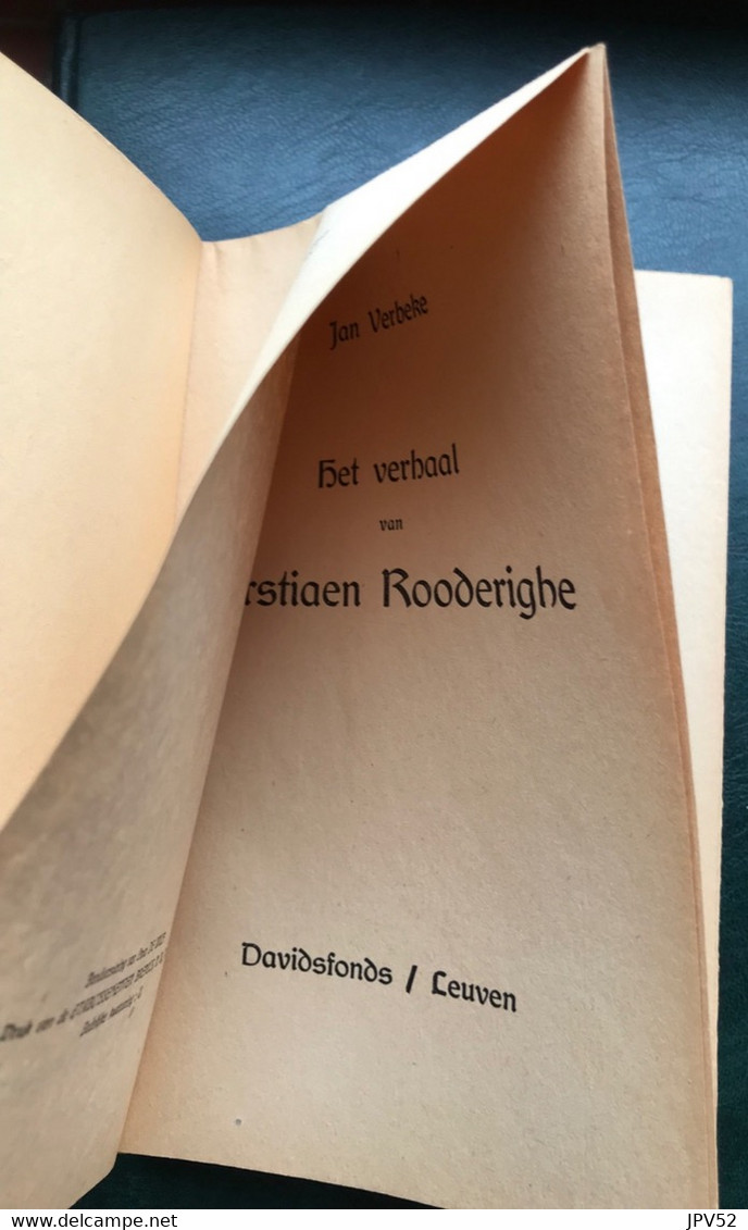 (671) Het Verhaal Van Kerstiaen Rooderighe - Jan Verbeke - 1945 - 221blz. - Avventura