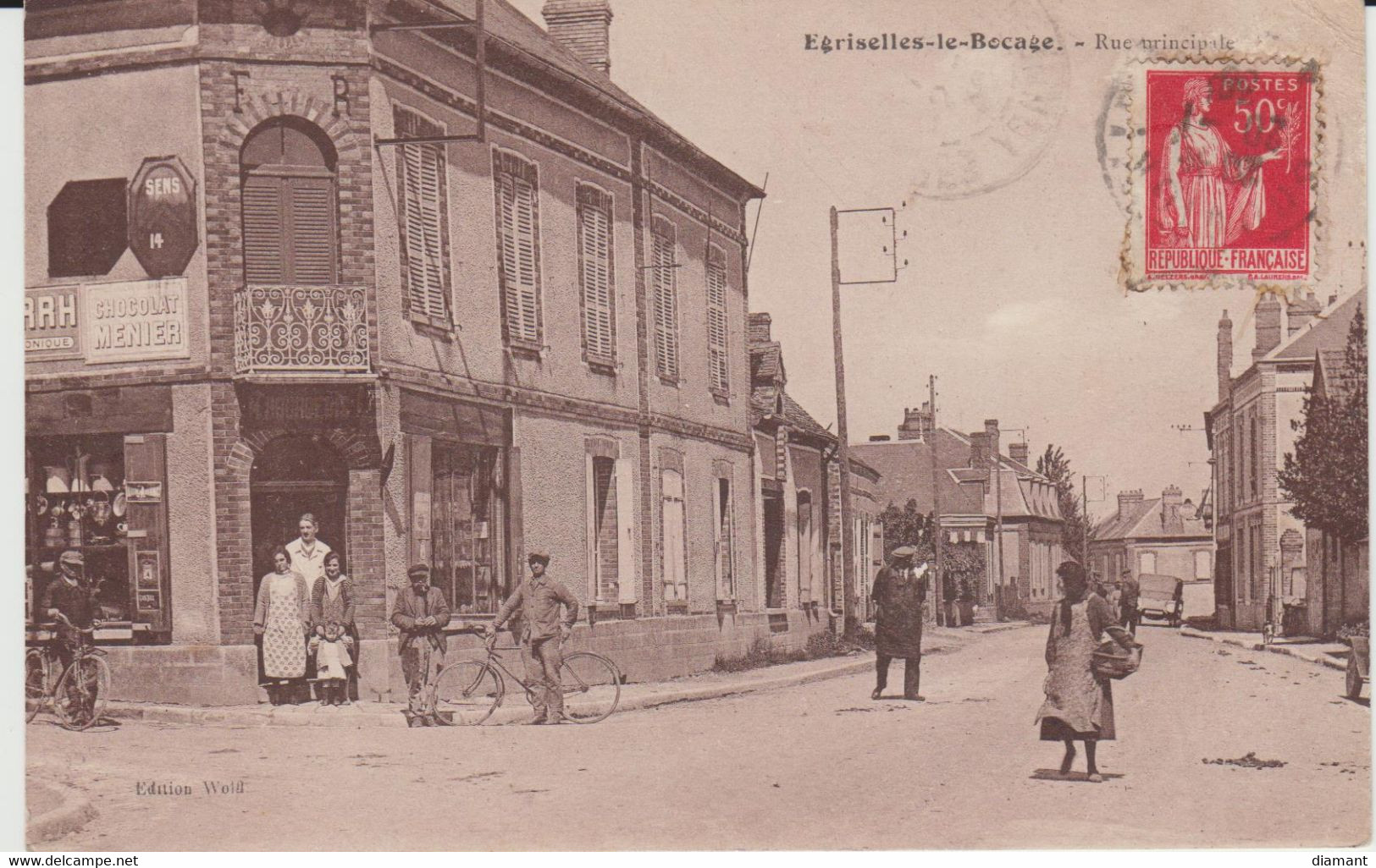 EGRISELLES LE BOCAGE (89) - Rue Principale - état Correct - Egriselles Le Bocage