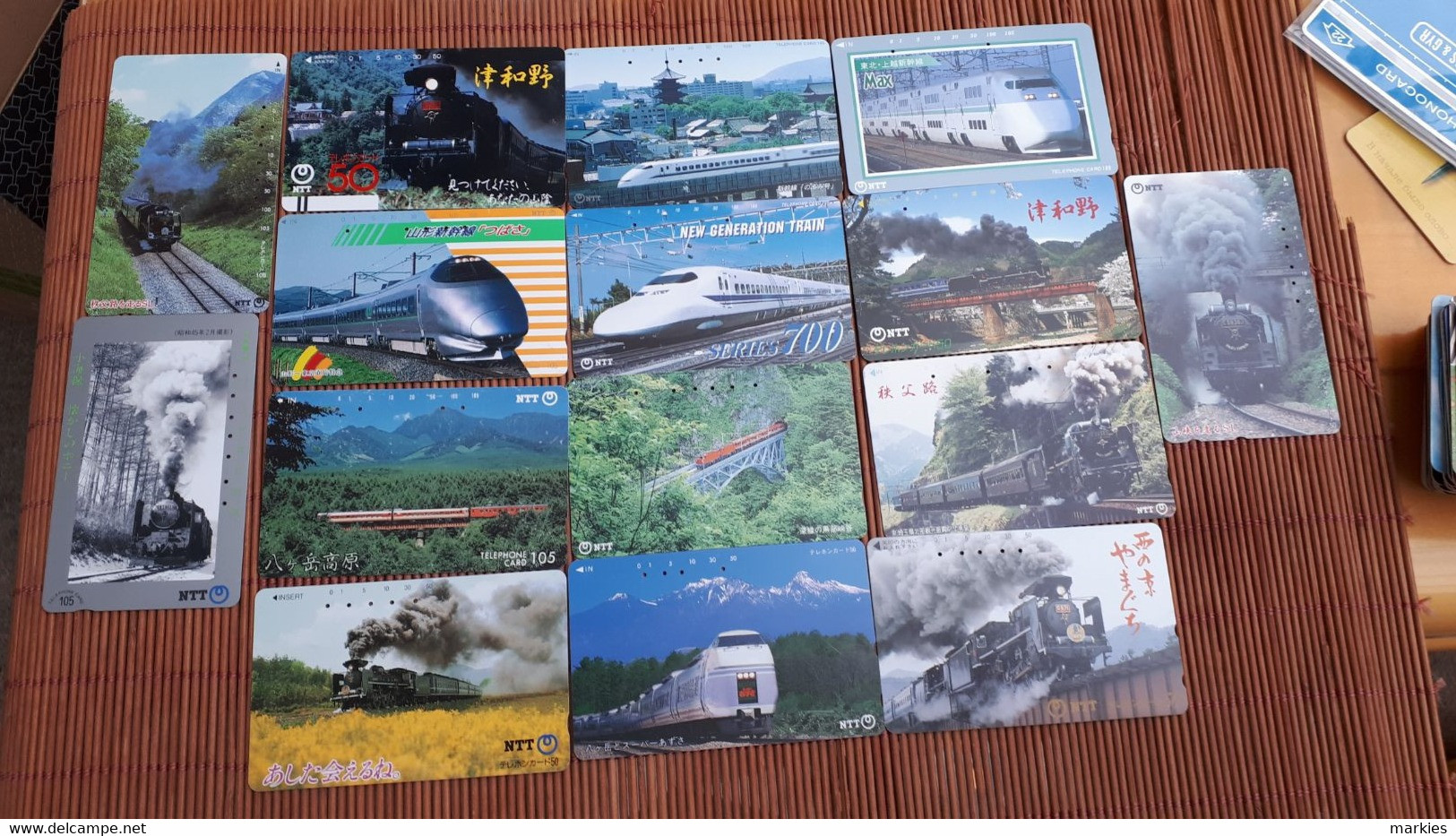 Train 15 Phonecards  Used  Rare - Treni