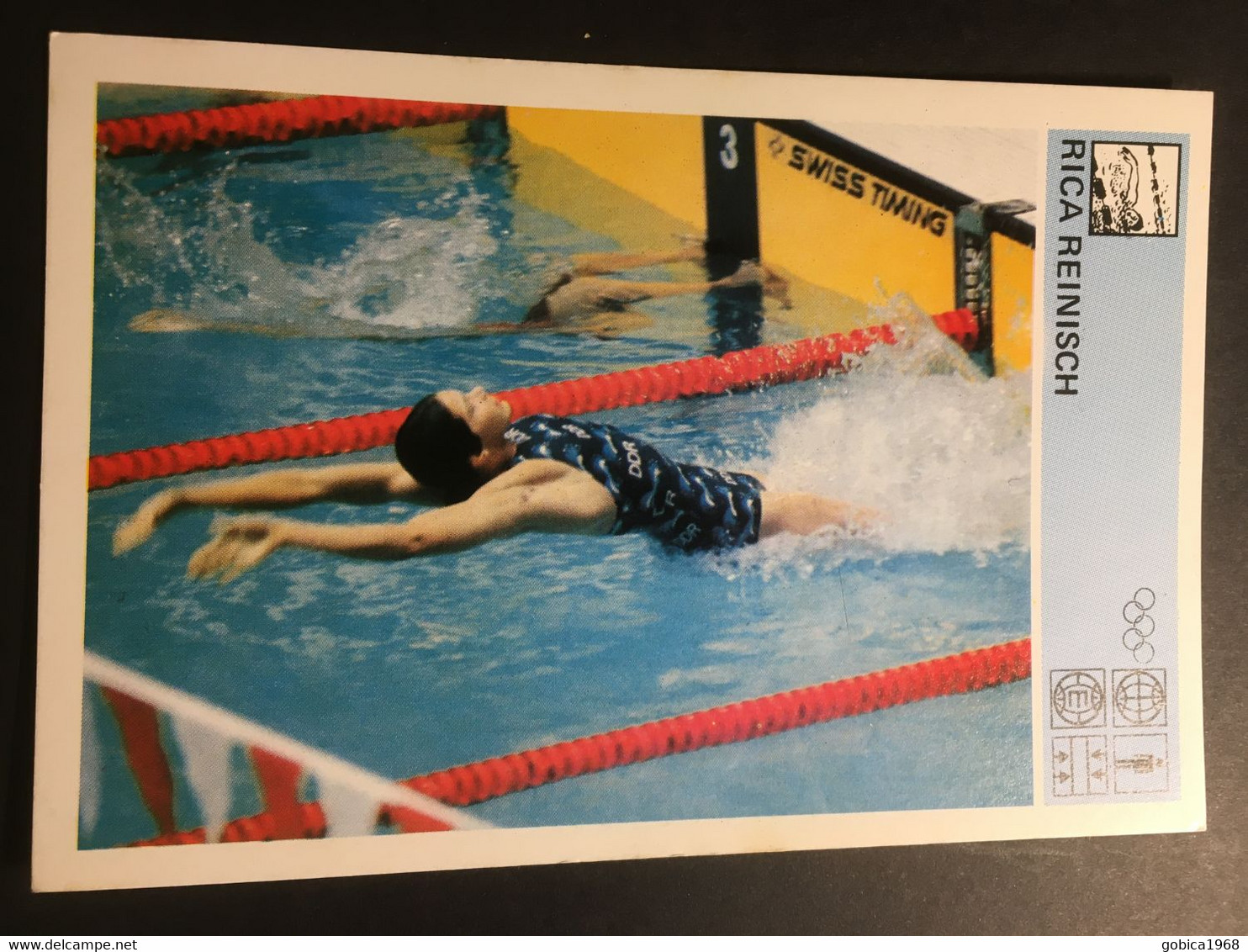 SVIJET SPORTA Card ► WORLD OF SPORTS ► 1981. ► RICA REINISCH ► No. 70 ► Swimming ◄ - Swimming