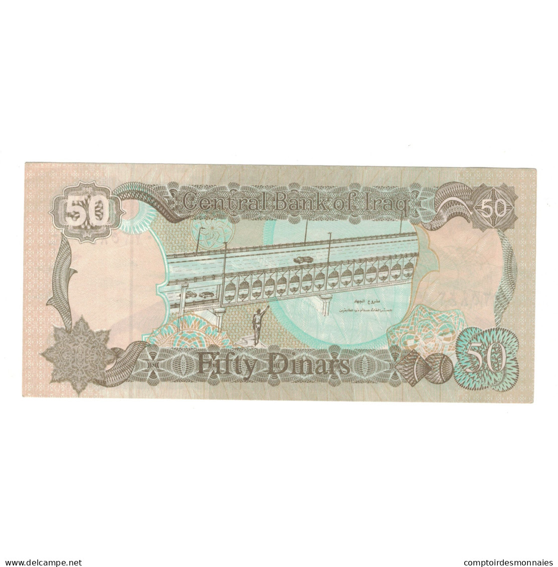 Billet, Iraq, 50 Dinars, 1994/AH1414, KM:83, TTB+ - Iraq