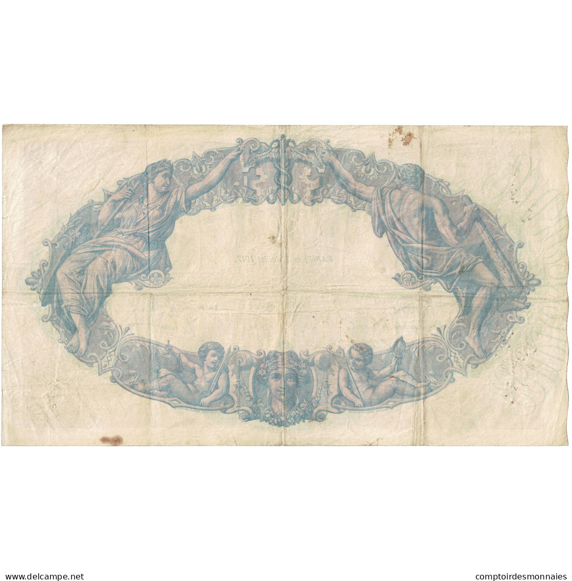 France, 500 Francs, Bleu Et Rose, 1917, N.455 480, TB, Fayette:30.23, KM:66g - 500 F 1888-1940 ''Bleu Et Rose''