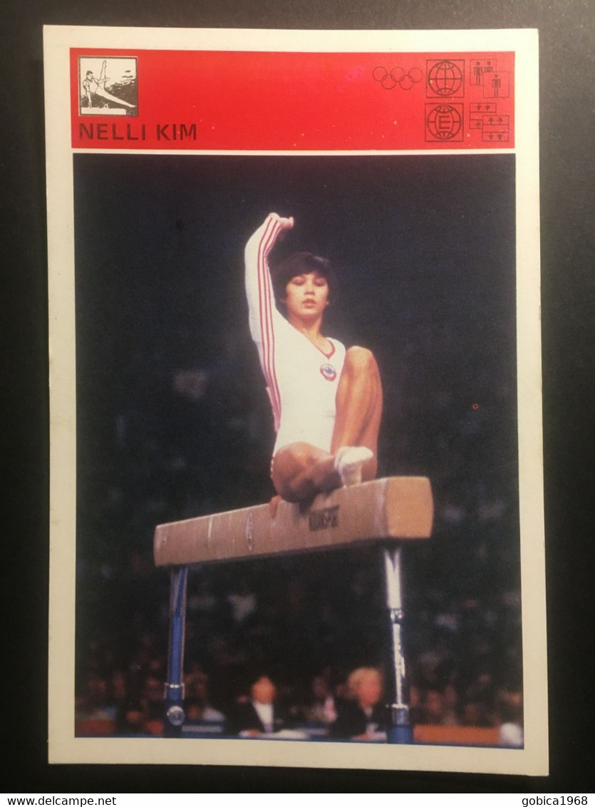 SVIJET SPORTA Card ► WORLD OF SPORTS ► 1981. ► NELLI KIM ► No. 83 ► Gymnastics ◄ - Gymnastik