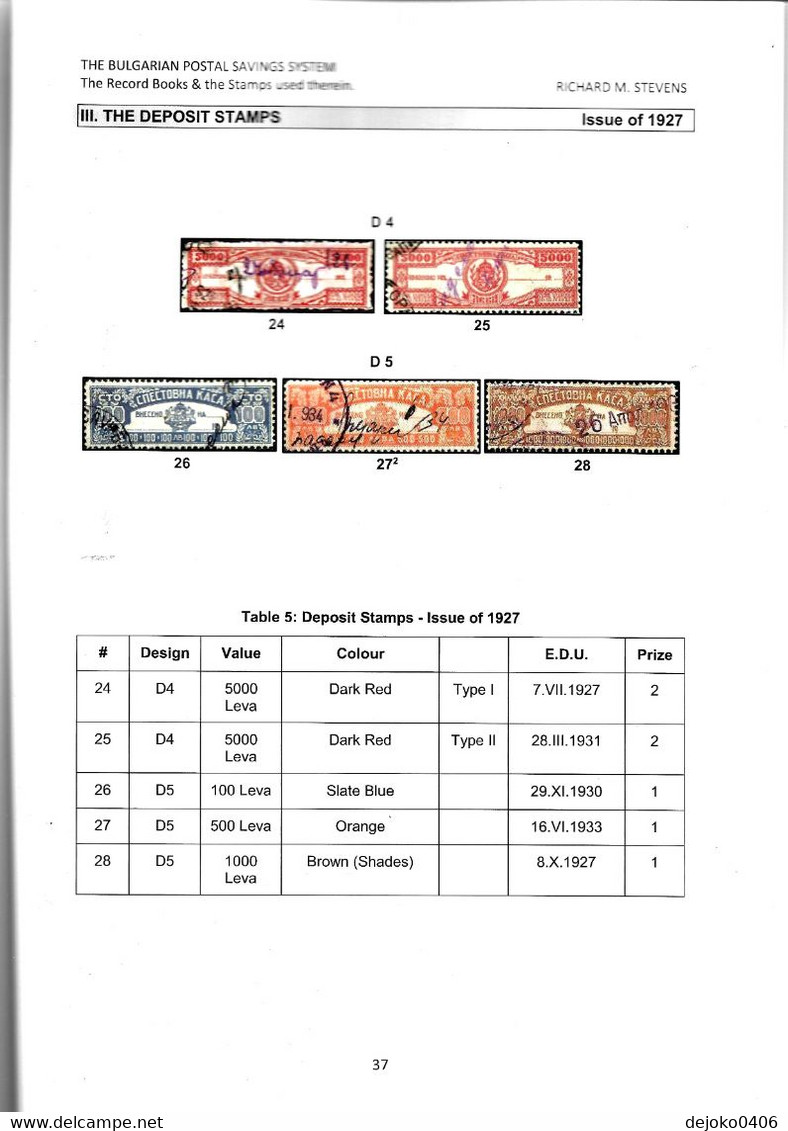 Bulgaria Saving Books & Revenues Handbook & Catalogue - Bulgarie Fiscaux - Bulgarien Sparbuch & Fiskalmarken Katalog - Handbooks