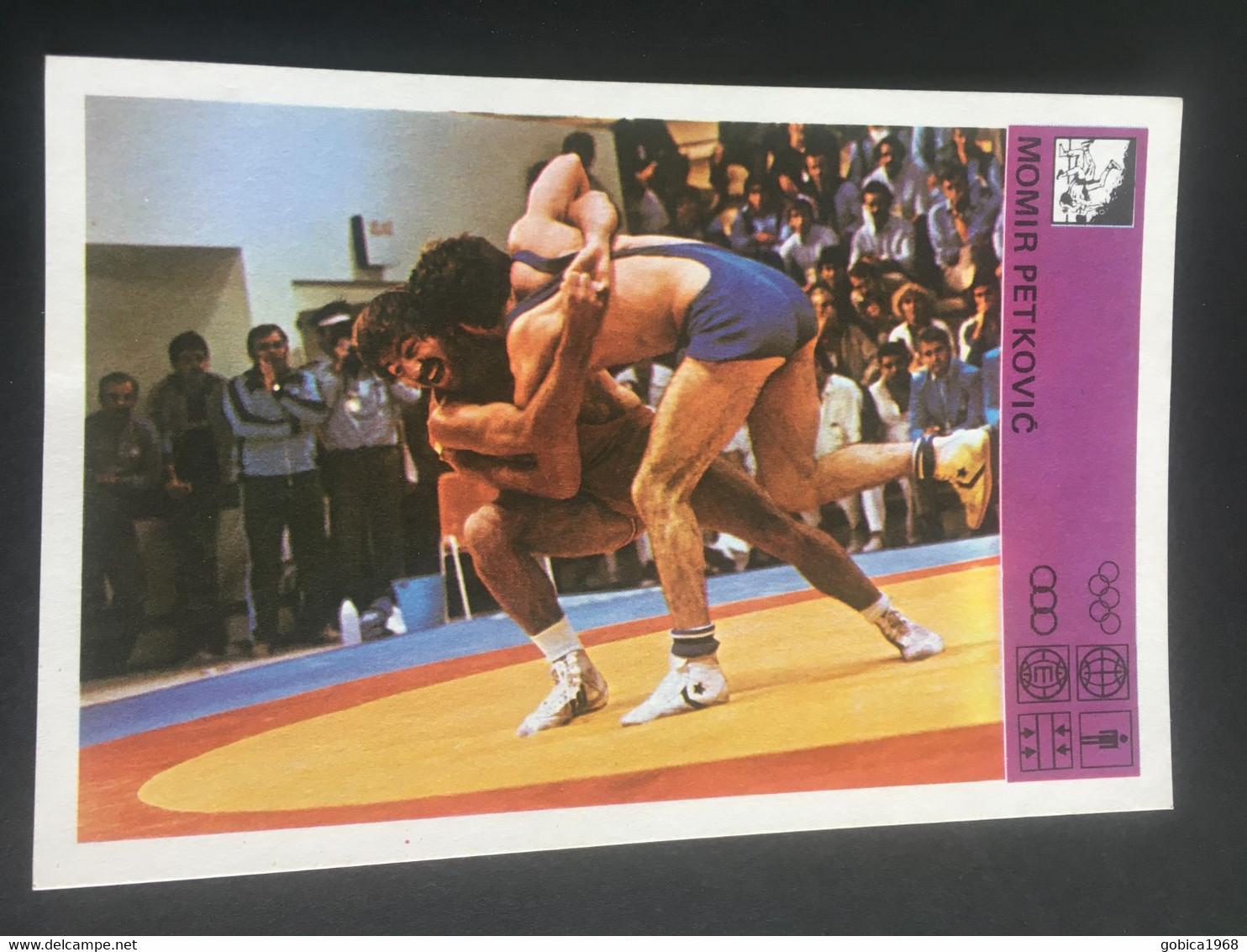 SVIJET SPORTA Card ► WORLD OF SPORTS ► 1981. ► MOMIR PETKOVIĆ ► No. 263 ► Wrestling ◄ - Trading-Karten