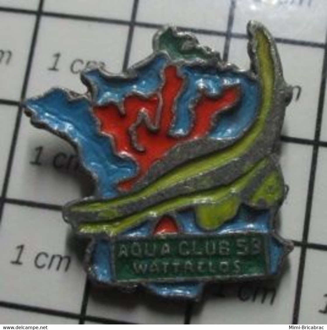 510f Pin's Pins / Beau Et Rare / SPORTS / NATATION ? AQUA CLUB 59 WATTRELOS - Natation