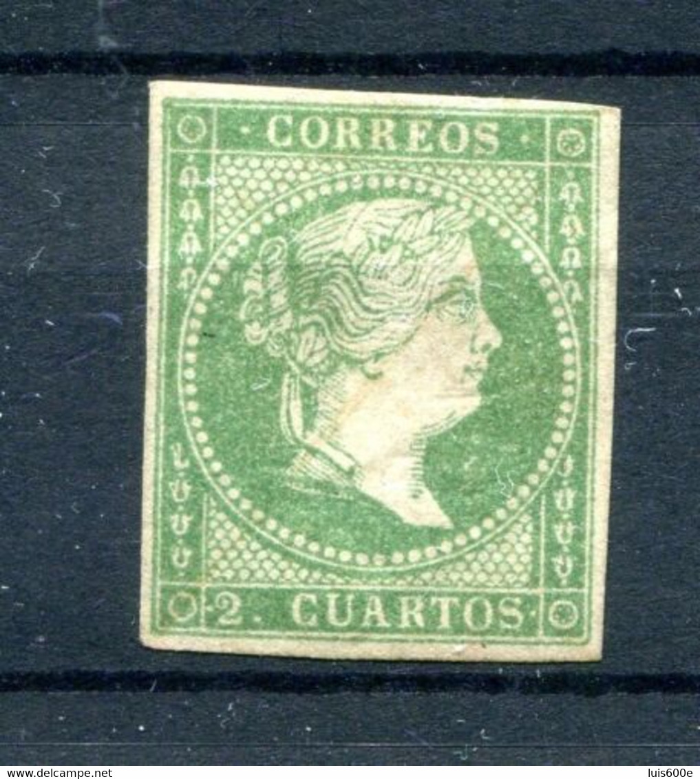 1855.EDIFIL 44*.TINTA LAVADA.ASPECTO DE NUEVO - Unused Stamps