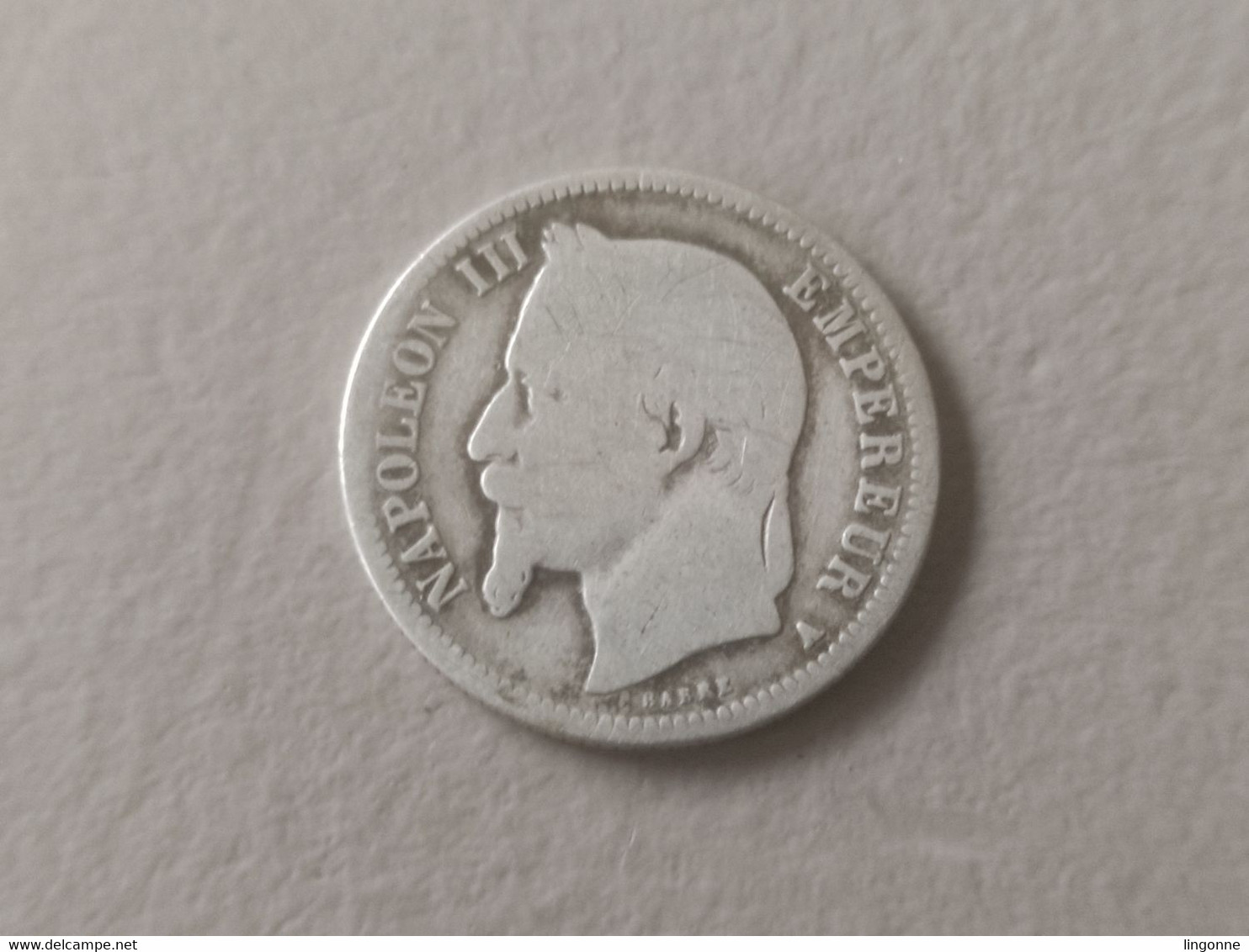 1868 A 1 Franc Napoléon III Tête Laurée - 1 Franc