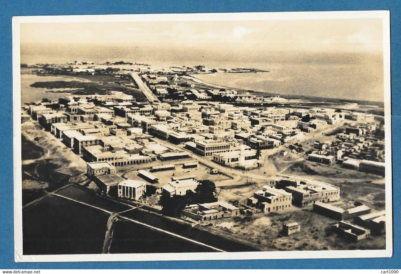 DJIBOUTI GIBUTI VUE GENERALE DU QUARTIER EUROPEEN 1936 N°E736 - Djibouti