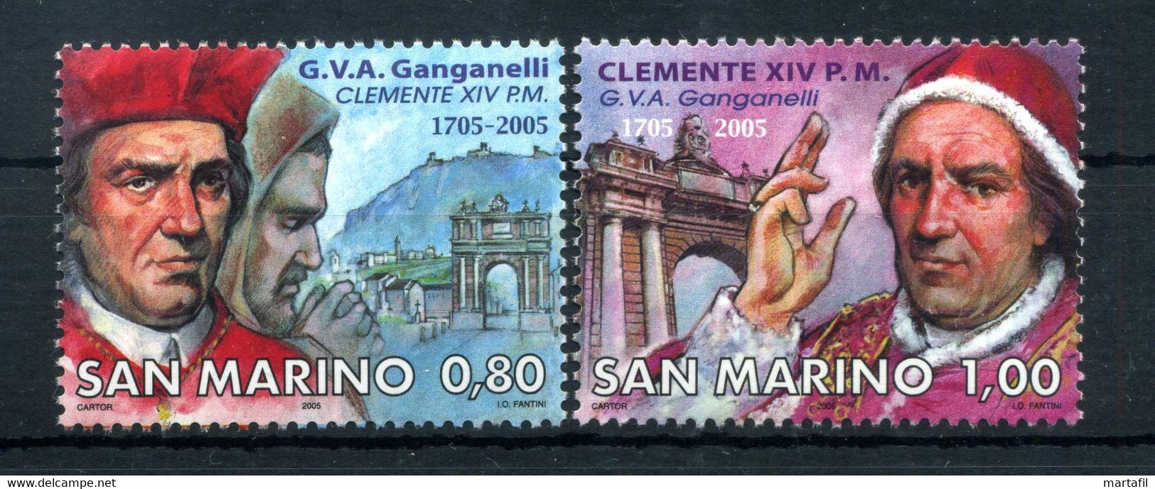 2005 SAN MARINO SET MNH ** - Nuevos