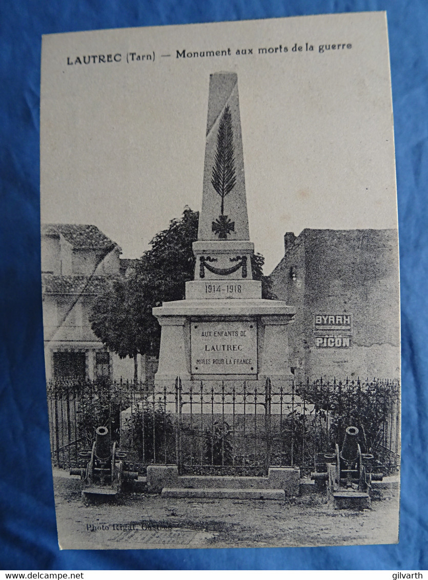 Lautrec  (Tarn) Monument Aux Morts De La Guerre - Non Circulée L630 - Lautrec