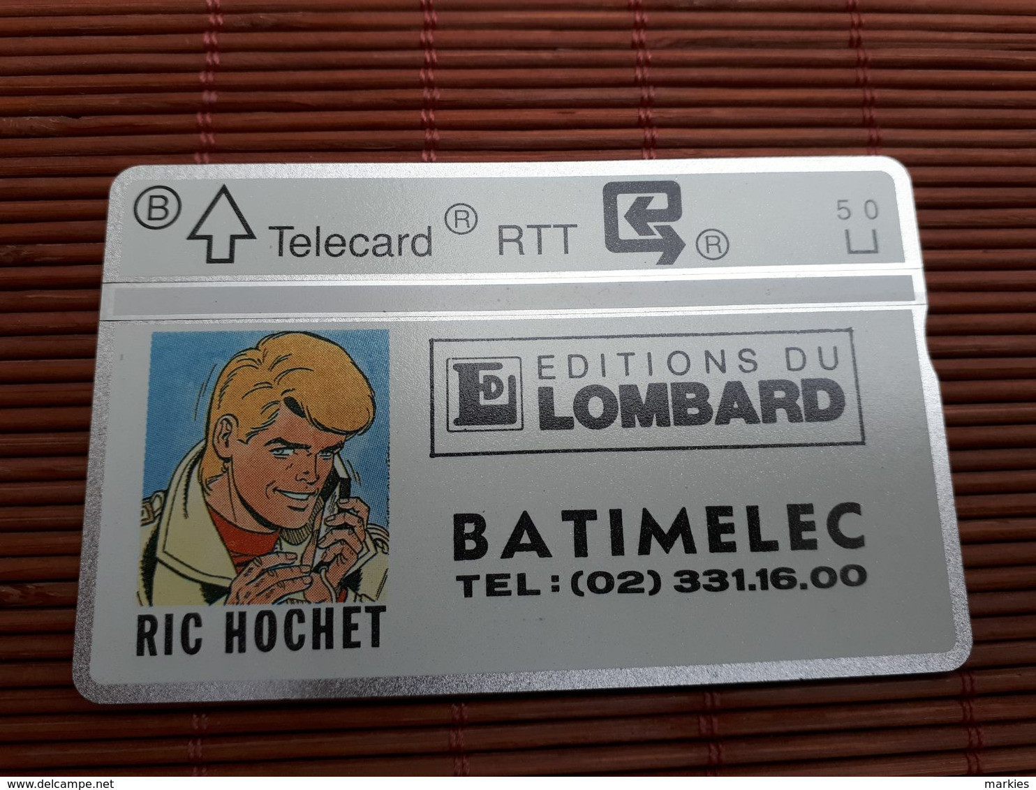 P 214 Ric Hochet-109 K  (Mint,Neuve)  Rare - Zonder Chip