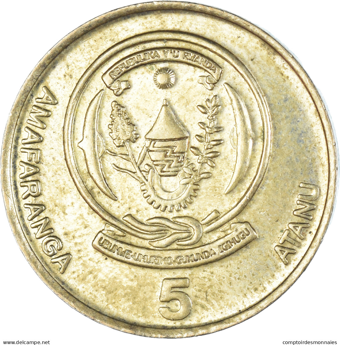 Monnaie, Rwanda, 5 Francs, 2003 - Rwanda