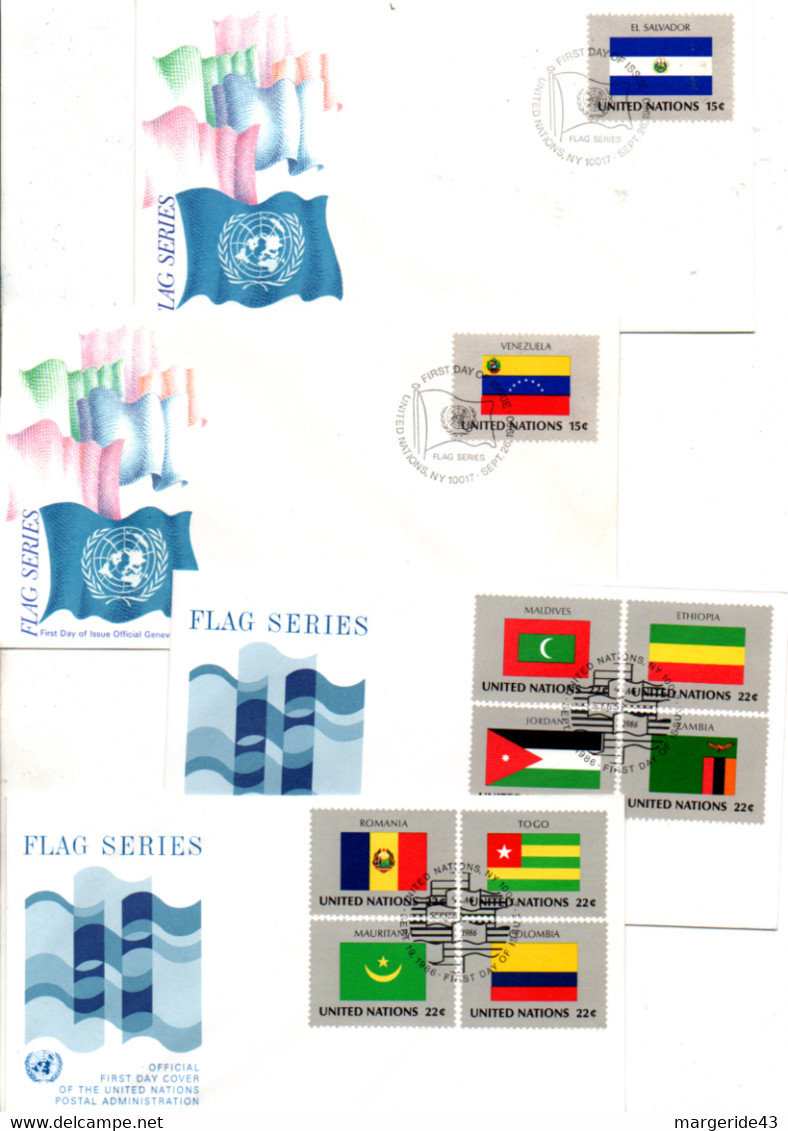 NATIONS UNIES - DRAPEAUX DES MEMBRES - Vrac (max 999 Timbres)