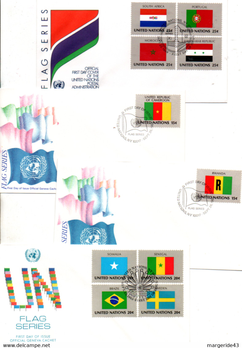 NATIONS UNIES - DRAPEAUX DES MEMBRES - Vrac (max 999 Timbres)