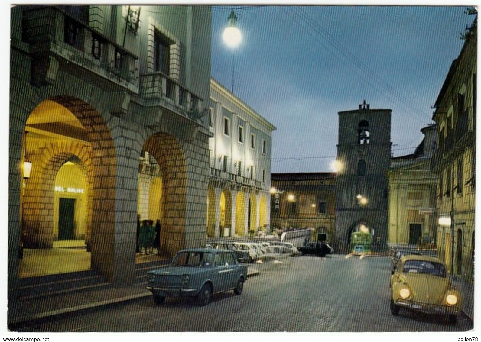 ISERNIA - NOTTURNO DA VIA MARCELLI - 1969 - VW - SIMCA - AUTOMOBILI - CARS - Isernia