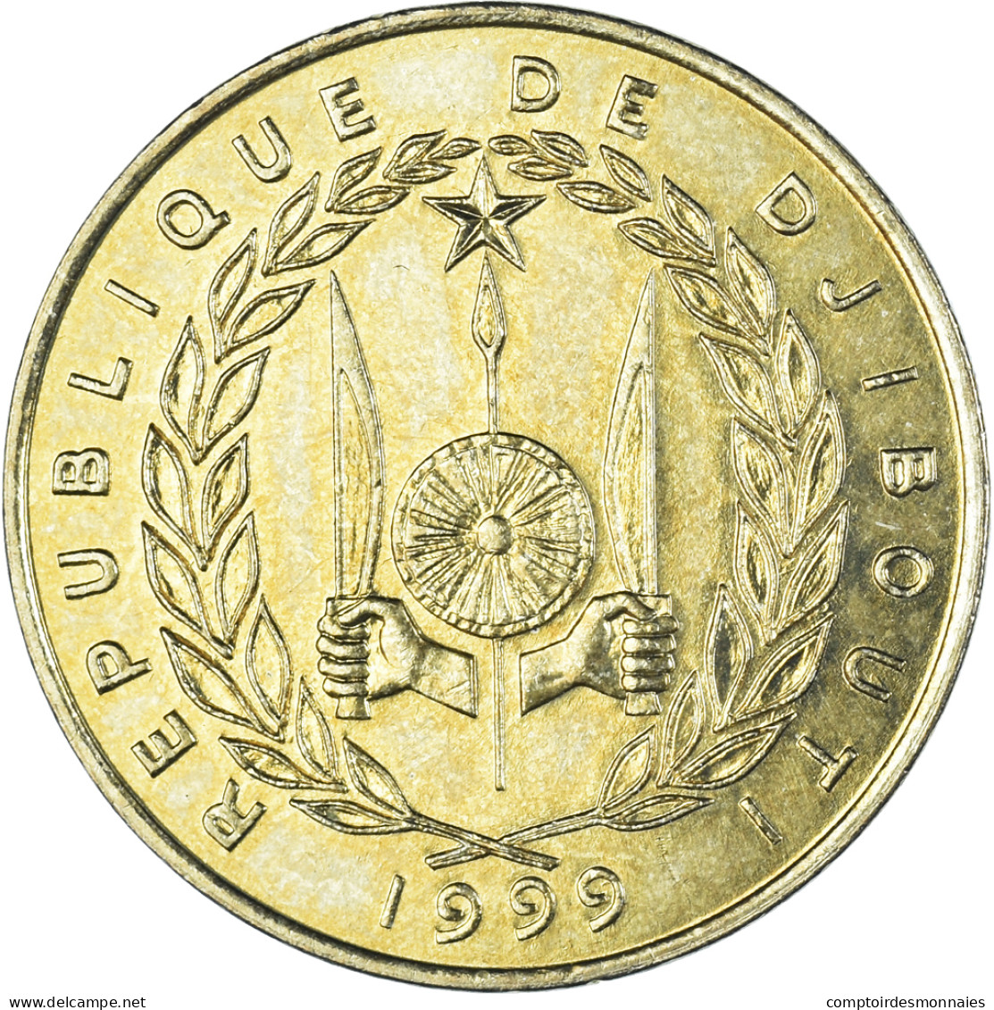 Monnaie, Djibouti, 20 Francs, 1999 - Gibuti