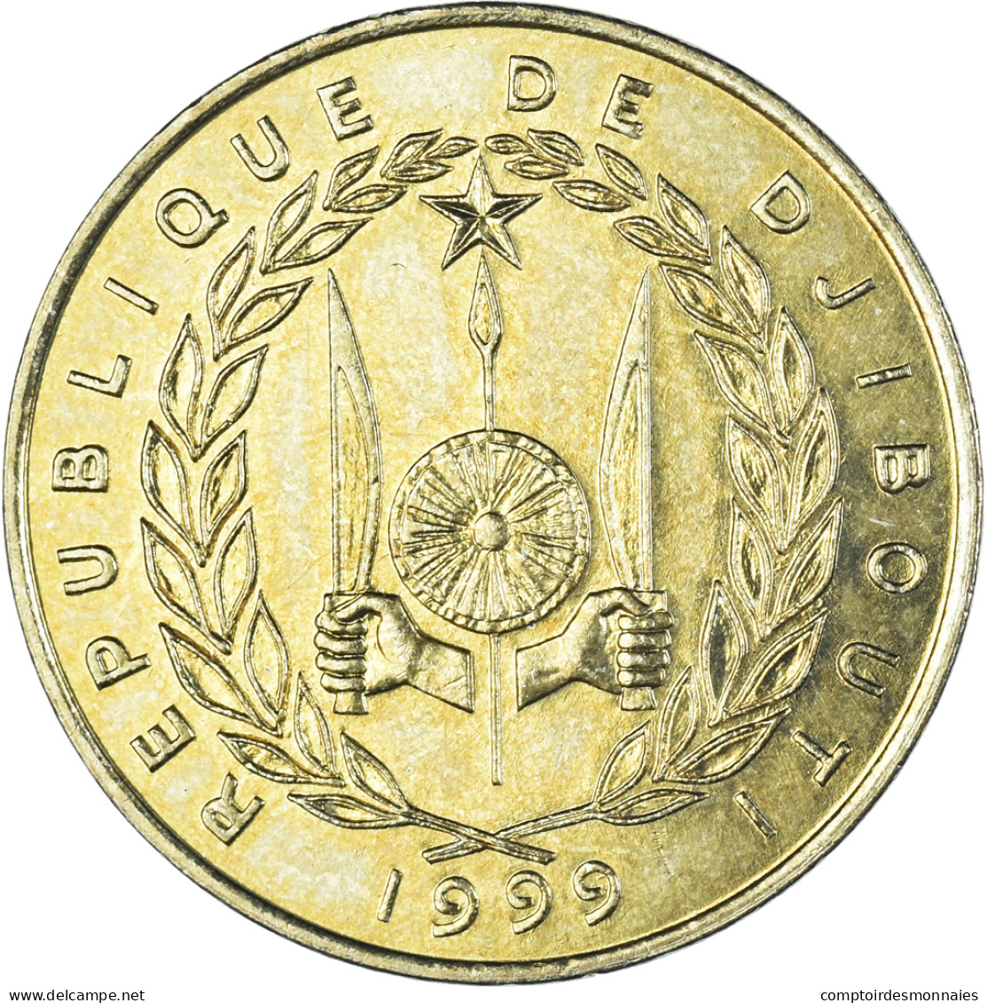 Monnaie, Djibouti, 20 Francs, 1999 - Dschibuti