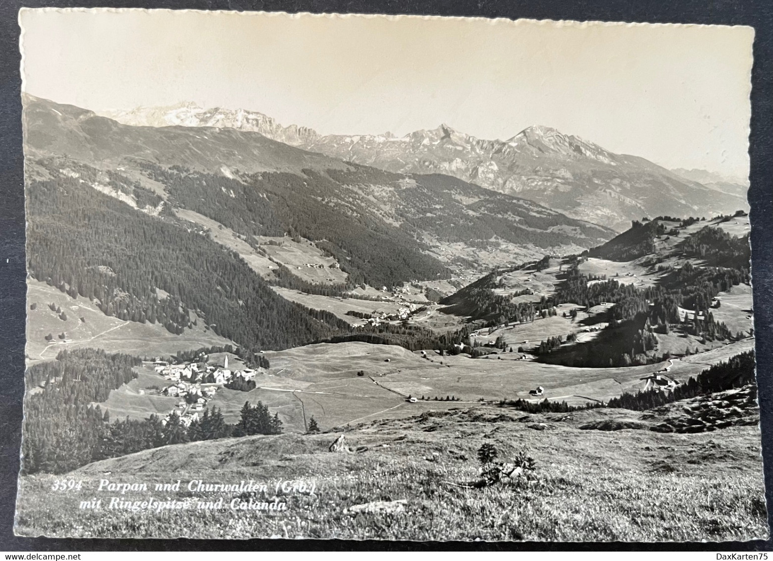 Parpan Und Churwalden Mit Ringelspitze U Calanda - Churwalden