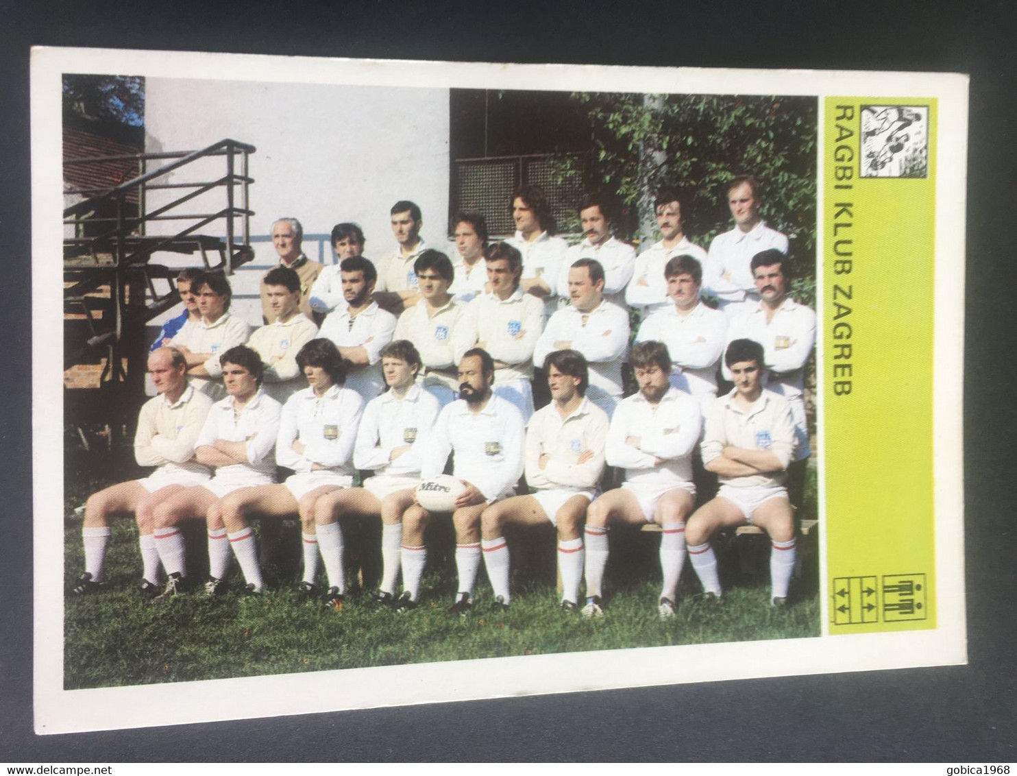 SVIJET SPORTA Card ► WORLD OF SPORTS ► 1981. ► RAGBI KLUB ZAGREB ► No. 78 ► Rugby ◄ - Rugby