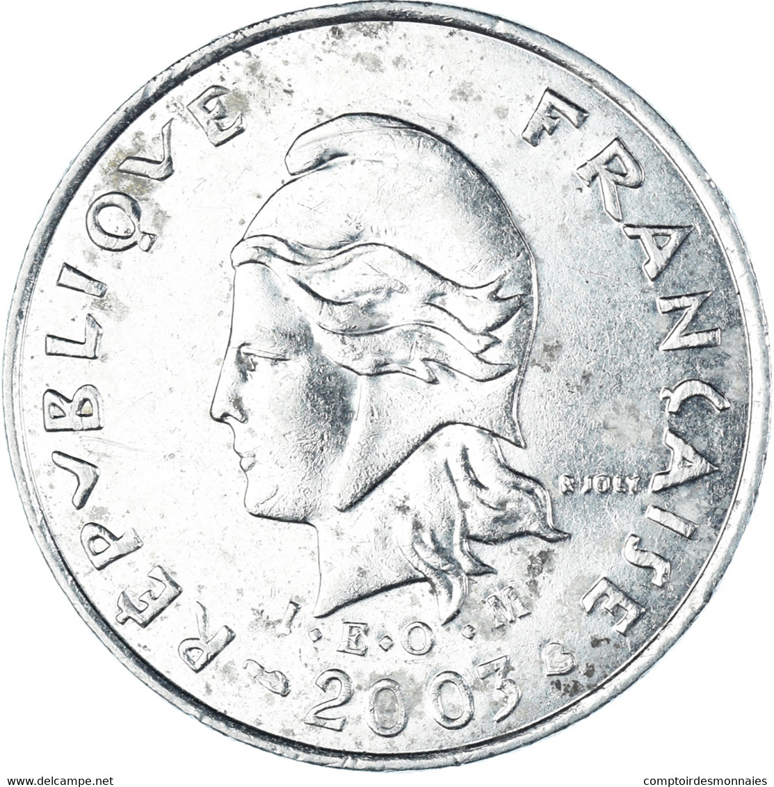 Monnaie, Polynésie Française, 10 Francs, 2003 - Frans-Polynesië