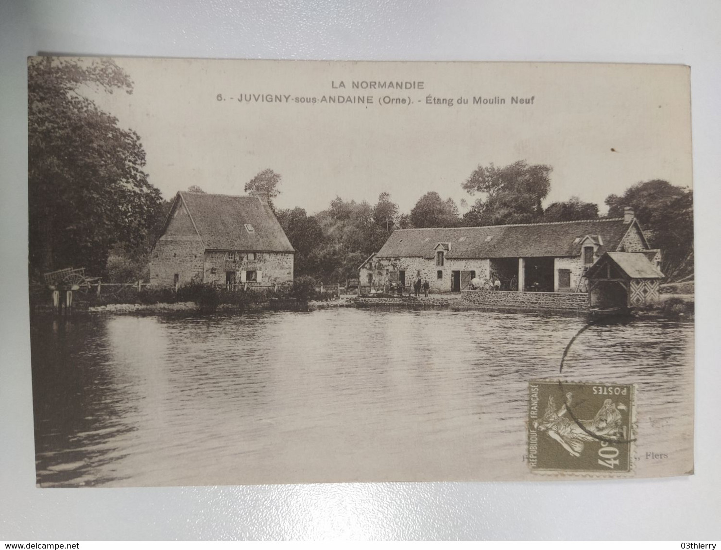 CPA 61 JUVIGNY SOUS ANDAINE ETANG DU MOULIN NEUF - Juvigny Sous Andaine