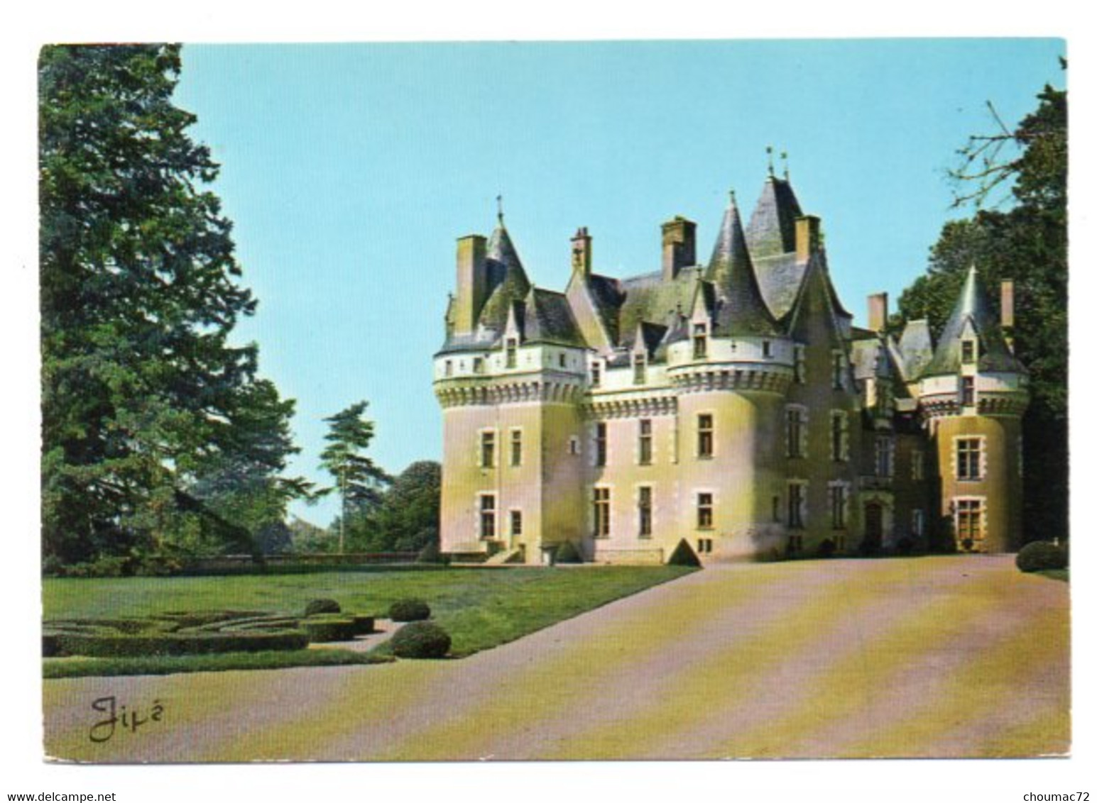 GF (72) 340, Luché-Pringé, Jipe 1 271, Le Château De Gallerande - Luche Pringe