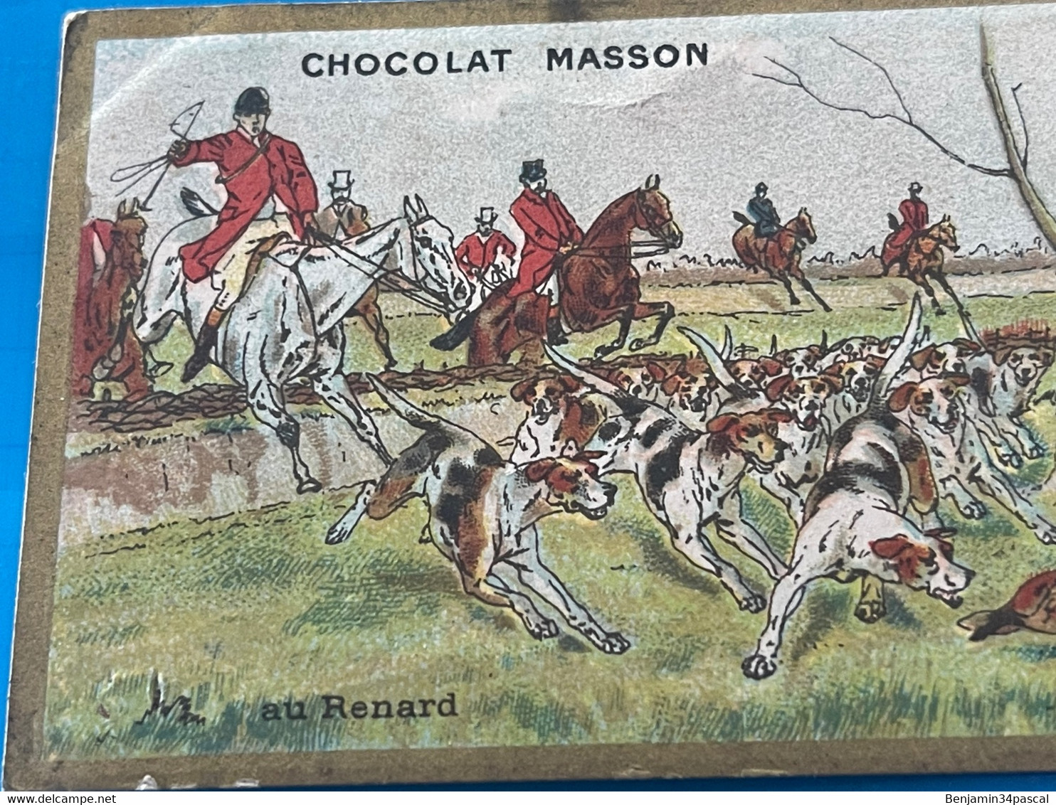 Carte Image Chromo Chocolat Masson - Au Renard - Chocolat