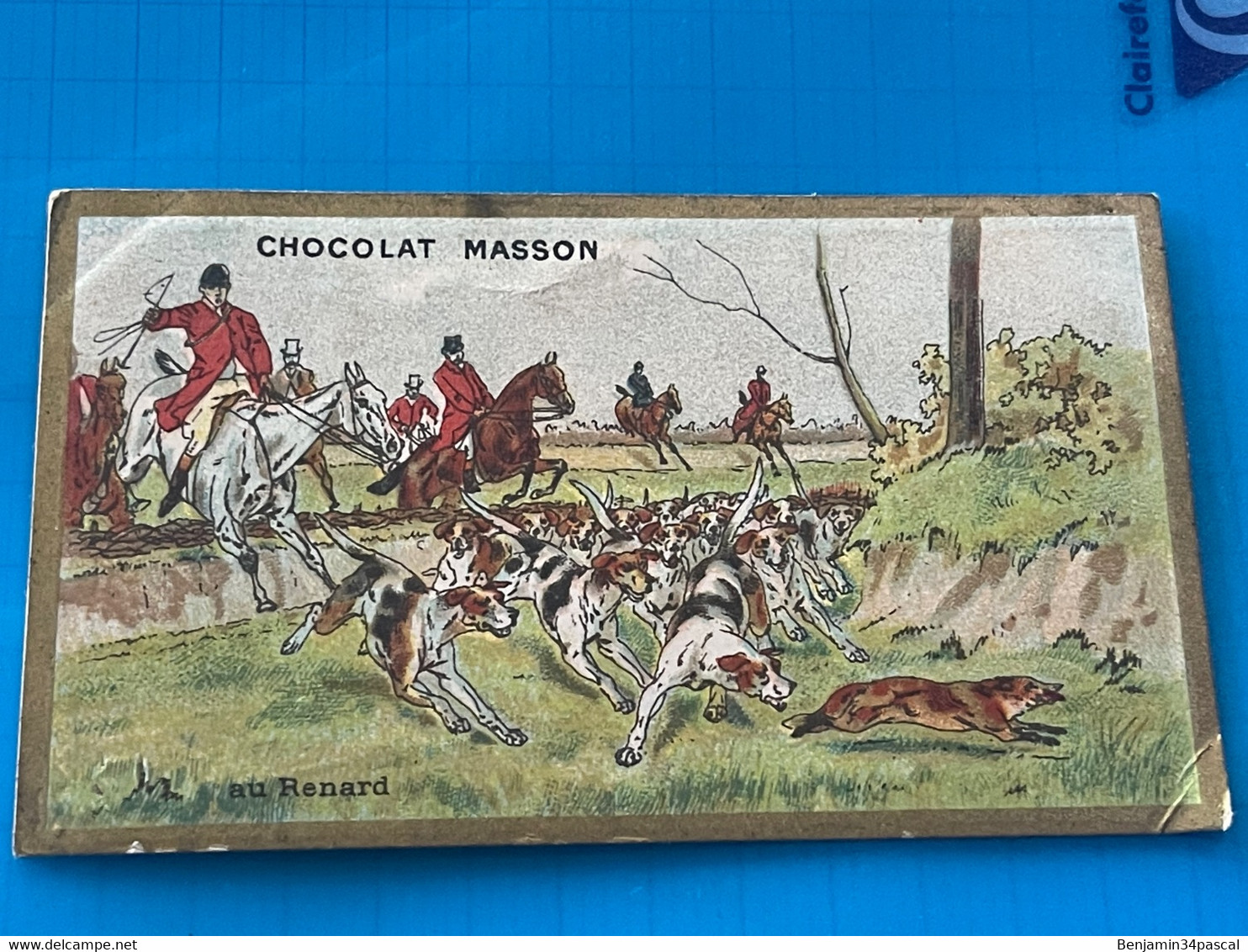 Carte Image Chromo Chocolat Masson - Au Renard - Chocolat