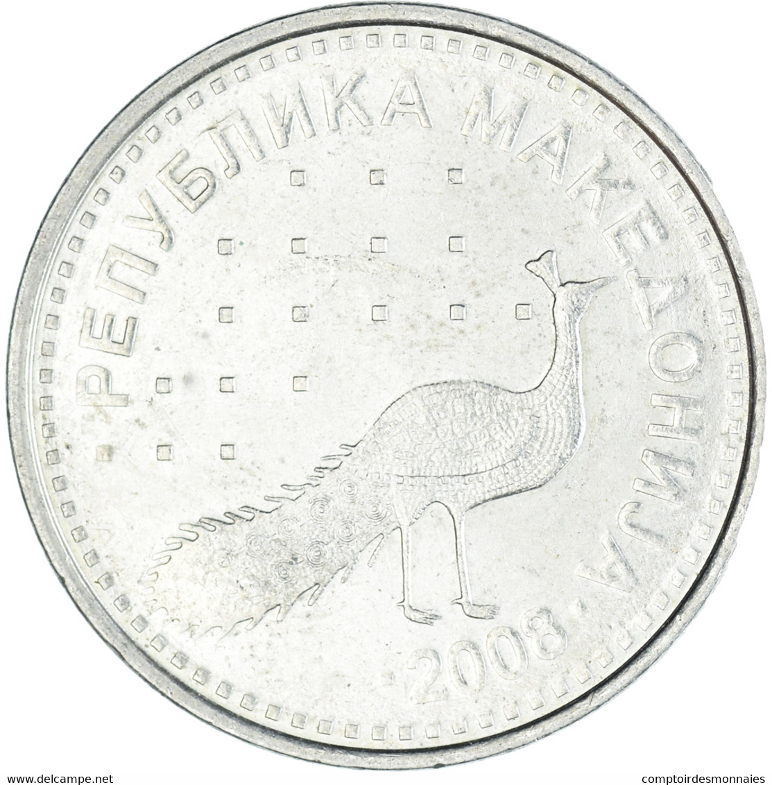 Monnaie, Macédoine, 10 Denari, 2008 - Noord-Macedonië